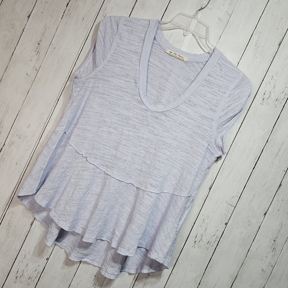 We The Free People Women's Sweetness Light Purple Knit Shirt Size Small. - Picture 3 of 9